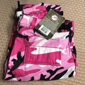 rothco pink camo pants nwt